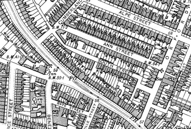 Ipswich Historic Lettering: South Street  map 1902