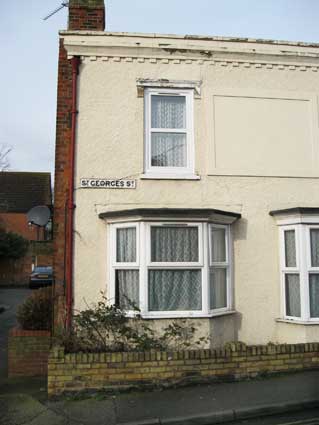 Ipswich Historic Lettering: St Georges St sign 1