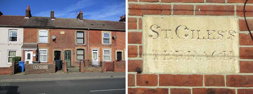 Ipswich Historic Lettering: St Giles's Terrace Spring Road