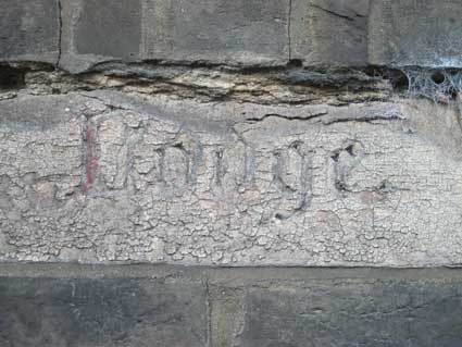 Ipswich Historic Lettering: St Johns Lodge 1