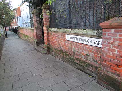 Ipswich Historic Lettering: Tower Church Yard