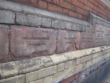 Ipswich Historic Lettering: People's Hall x4