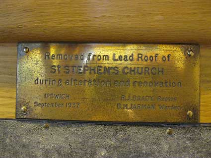Ipswich Historic Lettering: St Stephen Church 2