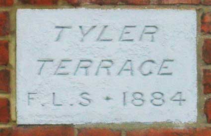Ipswich Historic Lettering: Tyler Street plaque