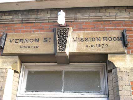 Ipswich Historic Lettering: Vernon St Methodist 3