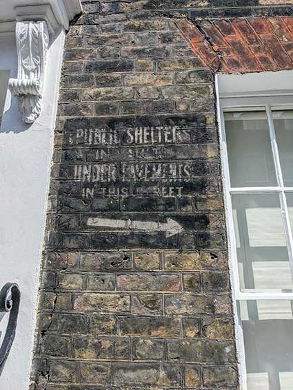 Ipswich Historic Lettering: Westminster Public Shelter 1