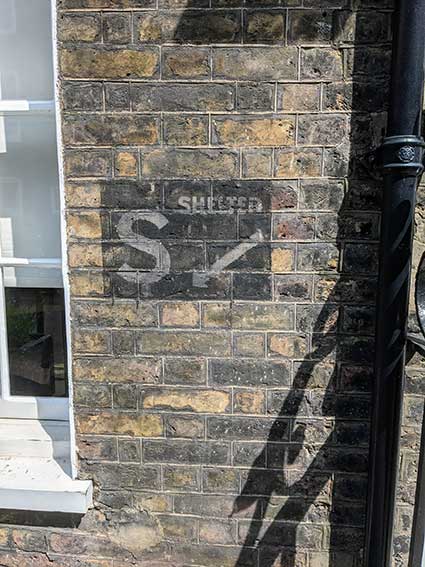 Ipswich Historic Lettering: Westminster Public Shelter 2