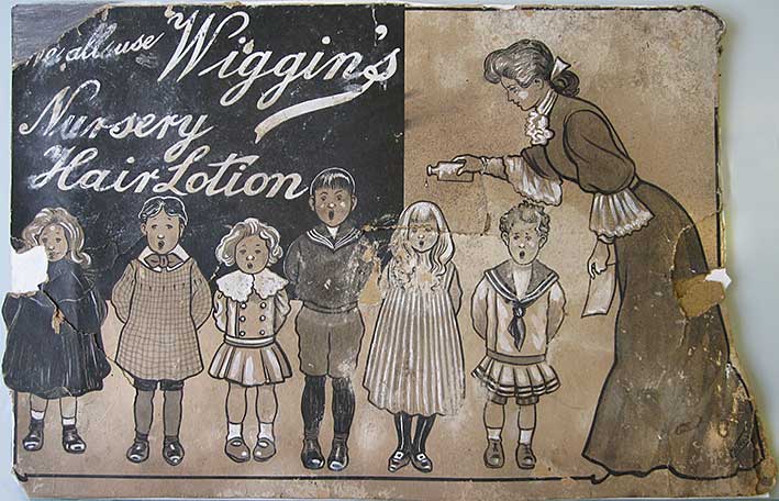 Ipswich Historic Lettering: Wiggin Chemists advertisement