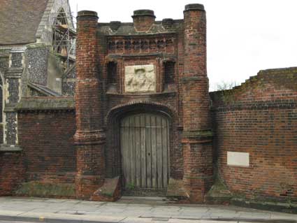 Ipswich Historic Lettering: Wolsey Gate 2