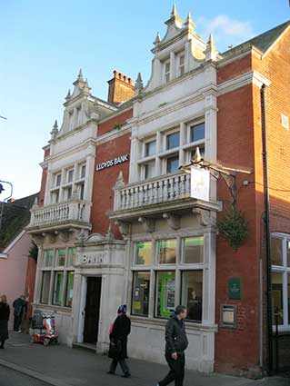 Ipswich Historic Lettering: Woodbridge Bank 1