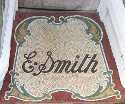 Ipswich Historic Lettering: Woodbridge E Smith 3