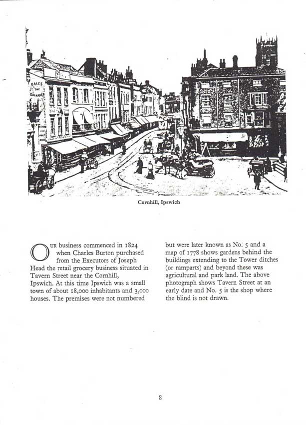 Ipswich Historic lettering: Burton's 4