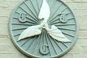 Ipswich Historic Lettering: Winged wheel plaque thumb