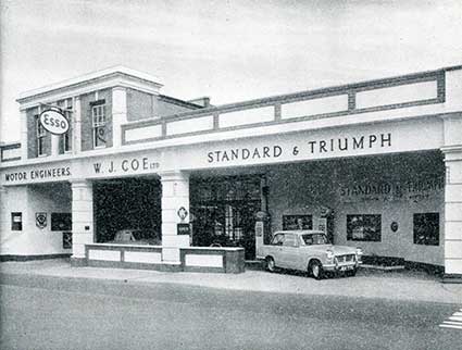 Ipswich Historic Lettering: Coe's Garage JBO