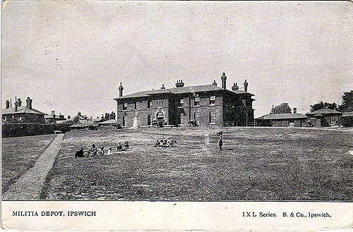 Ipswich Historic Lettering: Militia Depot 2a