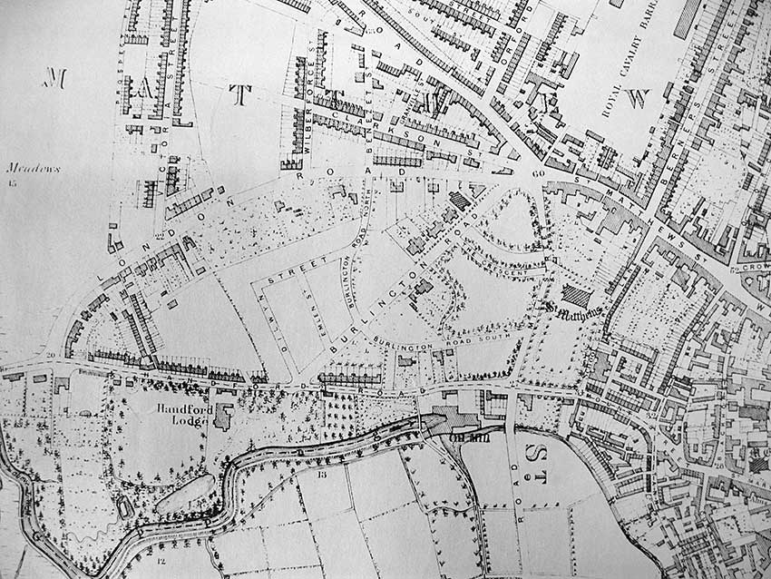 Ipswich Historic Lettering: Abolitionists map 1867