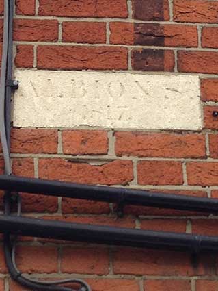 Ipswich Historic Lettering: Albion Street 2
