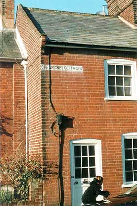 Ipswich Historic Lettering: Aldeburgh: Crespigney Cottages