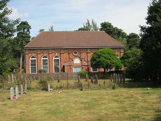 Ipswich Historic Lettering: Aldringham Chapel 1