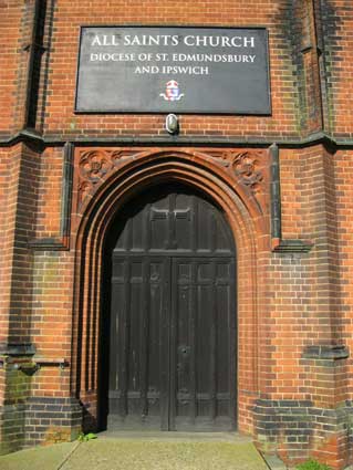 Ipswich Historic Lettering: All Saints 5