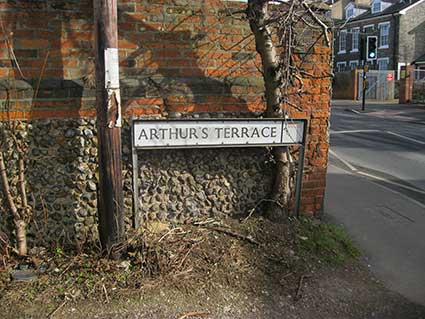 Ipswich Historic Lettering: Arthur's Terrace 1