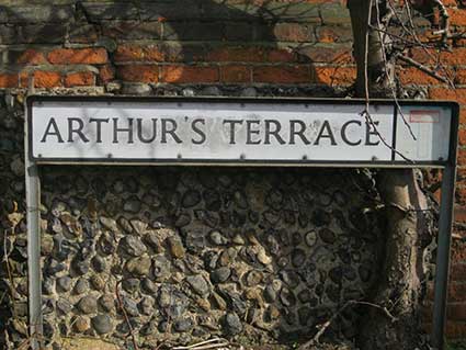 Ipswich Historic Lettering: Arthur's Terrace 2