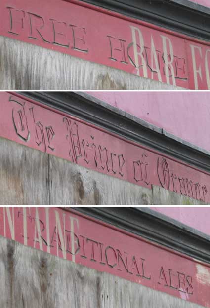 Ipswich Historic Lettering: Bar Fontaine 5