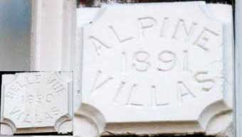 Ipswich Historic Lettering: Belle Vue plaque 10