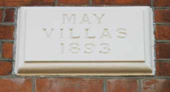 Ipswich Historic Lettering: Belle Vue plaque 14