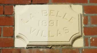 Ipswich Historic Lettering: Belle Vue plaque 5