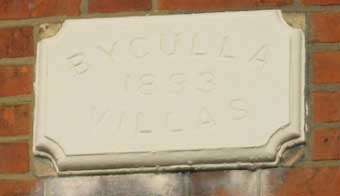 Ipswich Historic Lettering: Belle Vue plaque 7