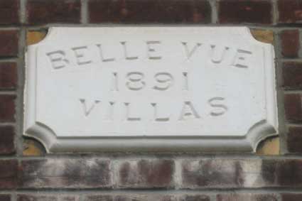 Ipswich Historic Lettering: Belle Vue Villas 1