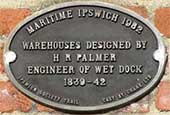 Ipswich Historic Lettering: Maritime Ipswich 82 plaque Christies