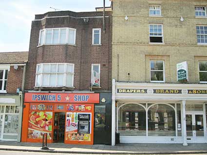 Ipswich Historic Lettering: E Brand buildings 1