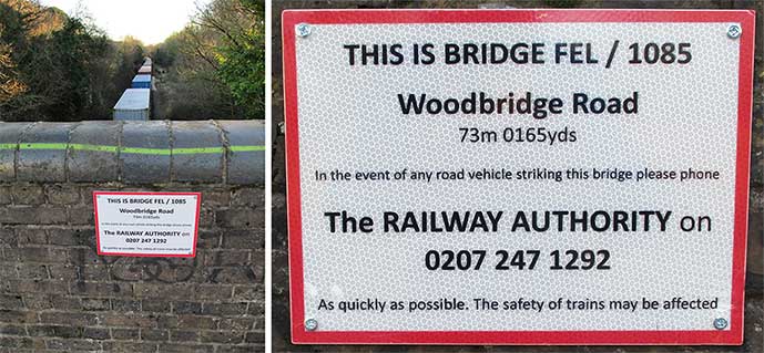 Ipswich Historic Lettering: Woodbridge Rd bridge 2024