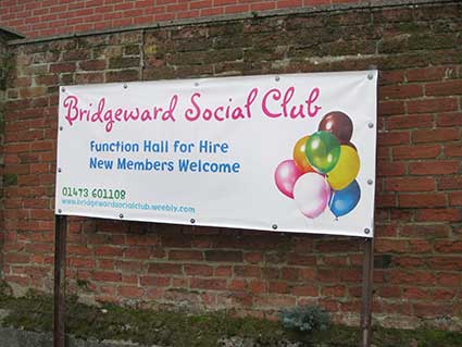 Ipswich Historic Lettering: Bridgeward Club 5
