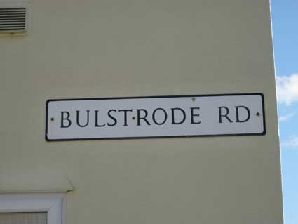 Ipswich Historic Lettering: Bulstrode Road