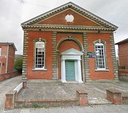 Ipswich Historic Lettering: Burlington Baptist Hall