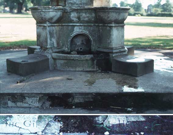 Ipswich Historic Lettering: Burton Fountain 1