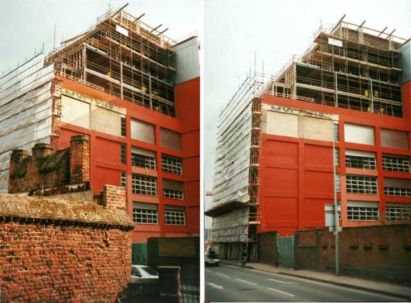Ipswich Historic Lettering: Burtons rebuild 2006
