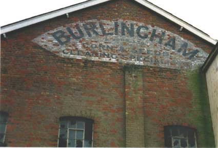 Ipswich Historic Lettering: Bury St Edmunds: Burlingham 2