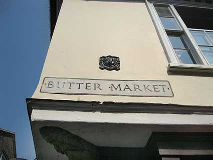 Ipswich Historic Lettering: Butter Market Wild Man 4