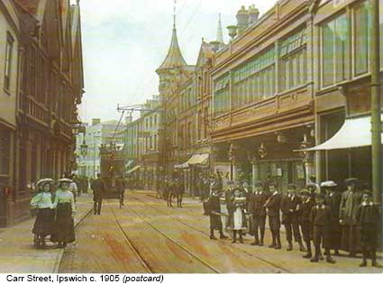Ipswich Historic Lettering: Carr Street 1905