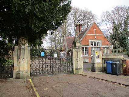 Ipswich Historic Lettering: Cemetery gates 3