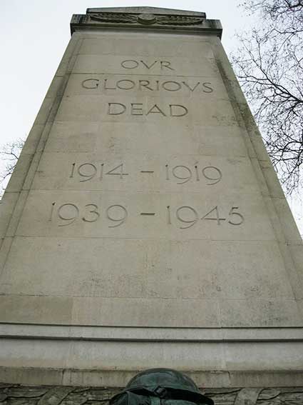 Ipswich Historic Lettering: Cenotaph 2