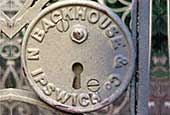 Ipswich Historic Lettering: Chantry gates thumb
