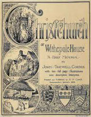 Ipswich Historic Lettering: Christchurch Corder book 1893