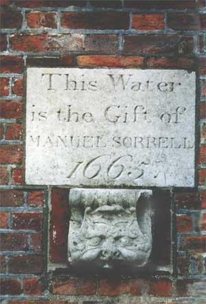 Ipswich Historic Lettering: Sorrell fountain