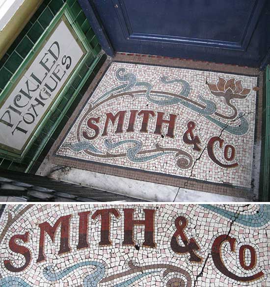 Ipswich Historic Lettering: Jesse Smith butcher 1