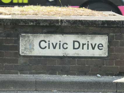 Ipswich Historic Lettering: Civic Drive 1